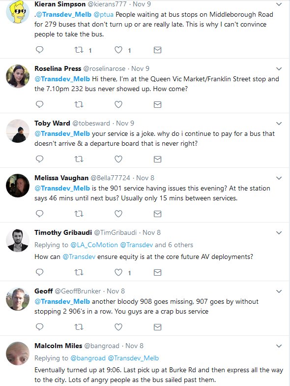 TransdevWatch's tweet photo. Just another day of @Transdev_Melb providing a "service" @JacintaAllanMP @ptv_official https://t.co/rO9LgiXg7M