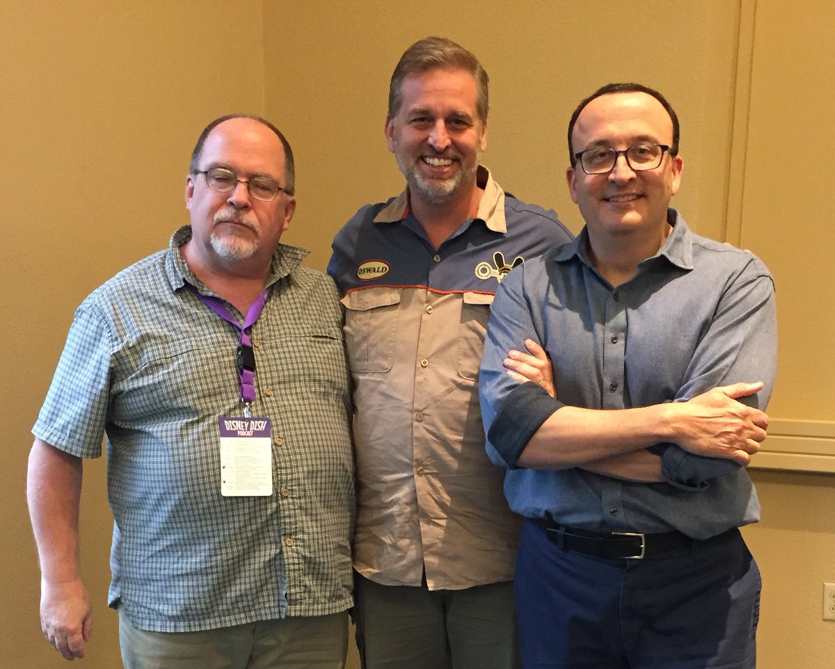 TimWallaert's tweet image. Had a ball at the live @DisneyDishPod podcast with @LenTesta and @JimHillMedia...so when are we doing this next year? @StorybookD #DisneyDish2017