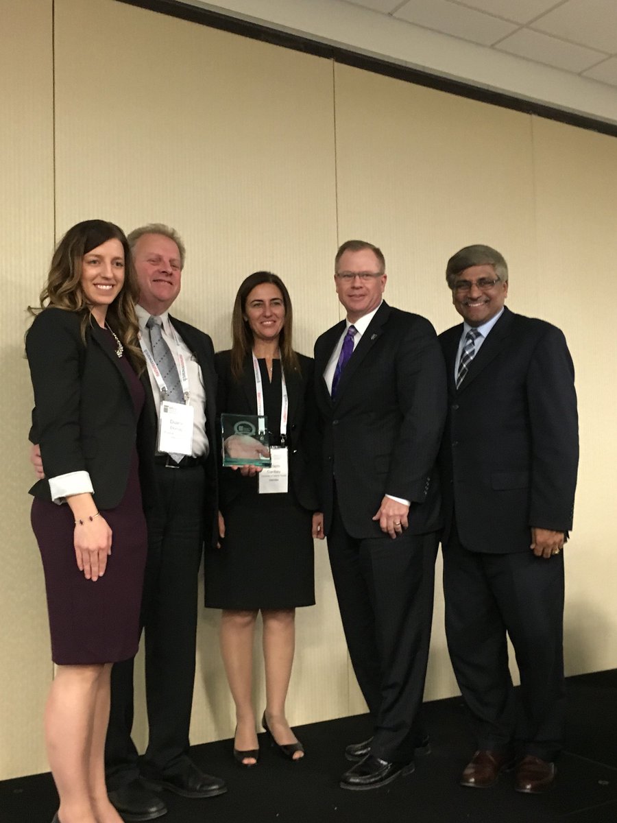ShalinJyotishi's tweet photo. Congratulations to @KStateVPR @KStateProvost Rebecca Robinson Kiley Moody and team for K-State winning @APLU_News IEP Innovation Award! @KState is fueling regional economic development and competitiveness! #APLU2017 https://t.co/xUFDFZwcMo