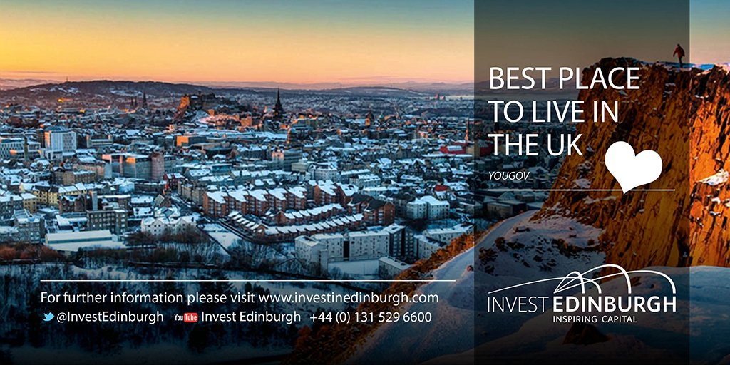 InvestEdinburgh's tweet photo. #Edinburgh best place to live in the UK - Hot Housing Index, Property Week (2017) 
https://t.co/sYjnVmCbFD https://t.co/f6lGwwcNhh