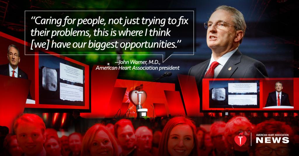American_Heart's tweet photo. AHA president urges colleagues to amplify the voice of patients. #AHANews #AHA17
https://t.co/LrYPW6WFO2 https://t.co/YXHo6PEpME