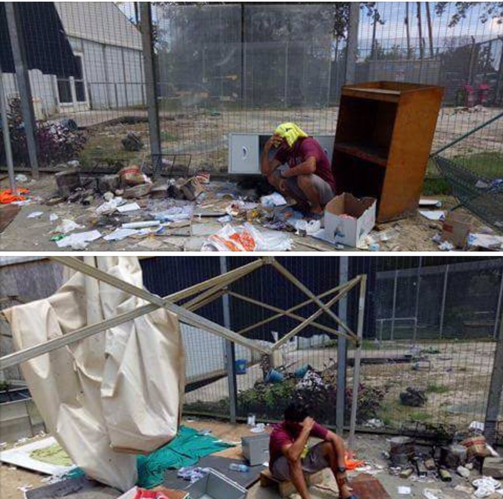 Kon__K's tweet photo. So no one can pretend they didn't know

On day 14:

The Australian Government ordered the PNG Gov to go into #Manus prison today to destroy what little water, food &amp; facilities the men had left so can't survive. Just take that in moment. I call it torture, what about you? #Manus https://t.co/R1MoXnmJd4