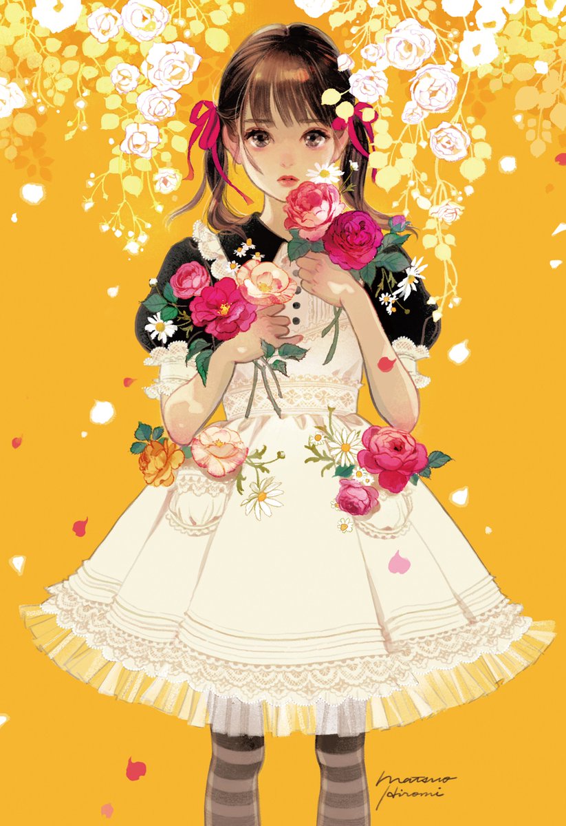 「桜庭一樹先生の「ほんとうの花を見せにきた」(文春文庫)のカバー画です。タイトル無」|マツオヒロミ・マガジンロンド発売中のイラスト