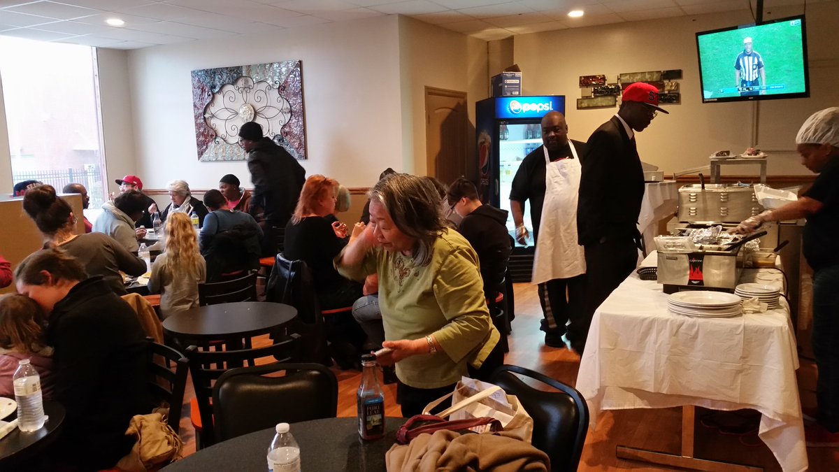 TheVikChick's tweet photo. #SGF #BlackLivesMatter fellowship after Sunday Solidarity rally. Here because we must magnify the message, standing against #StLVerdict with #StLActivists #ExpectUs https://t.co/i5lKye0PHP