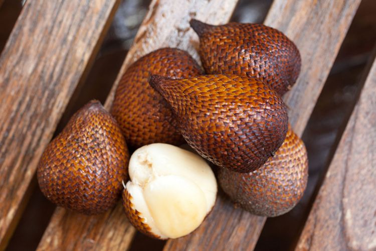 Salak disebut snake fruit karena bentuk kulit yang menyerupai sisik ular. Manfaat dari buah salak yaitu meningkatkan sistem imun, menjaga kesehatan mata, mencegah pertumbuhan kanker, mengobati diare, membantu proses diet serta meningkatkan kecerdasan otak.
sjinternasional.com