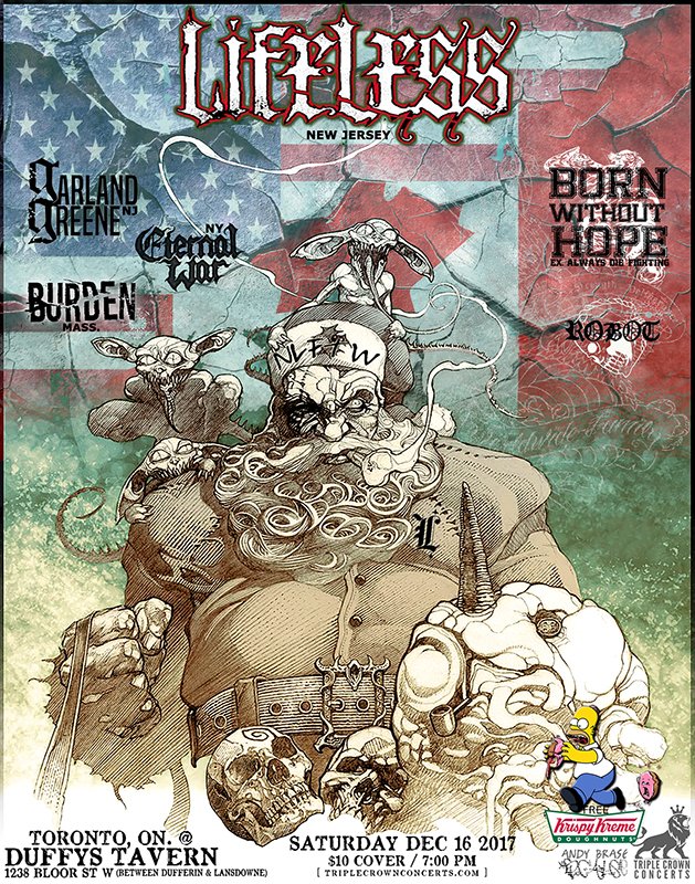 DEC 16 <a href="/LifelessNLFTW/">LIFELESS</a> &amp; Others triplecrownconcerts.com