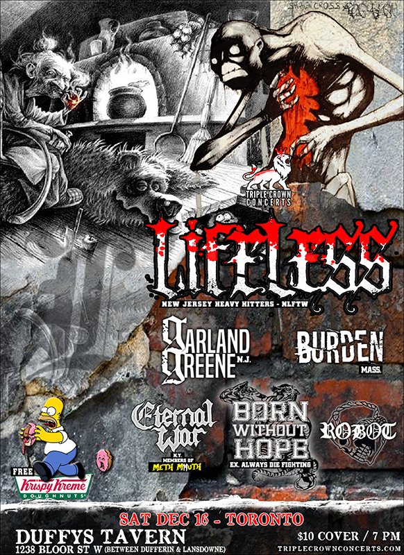 DEC 16 <a href="/LifelessNLFTW/">LIFELESS</a> &amp; Others triplecrownconcerts.com