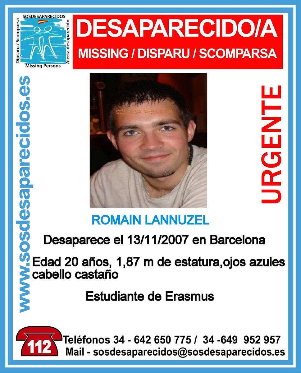 sosdesaparecido's tweet photo. CONTINUA DESAPARECIDO
#desaparecido #sosdesaparecidos #Missing #España #Barcelona #Francia https://t.co/ZNFrVuVAue