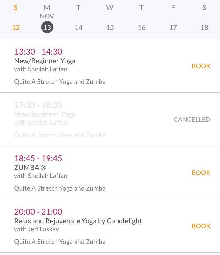 quiteastretch_'s tweet photo. Tomorrow’s lineup for you #hamont ! #MondayMotivation #yoga #zumba Don’t forget, new members can get 30 days for 30$ for a limited time !!!! https://t.co/SrpsVWSwY7