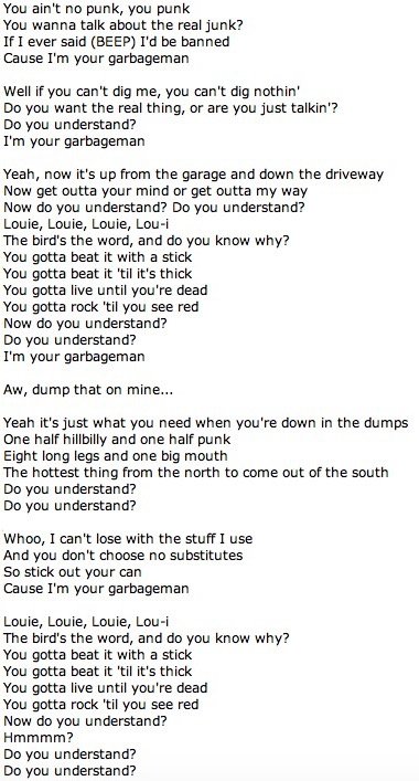 wattfrompedro's tweet photo. I asked best lyrics ever?!!! https://t.co/zpynEXkcJU