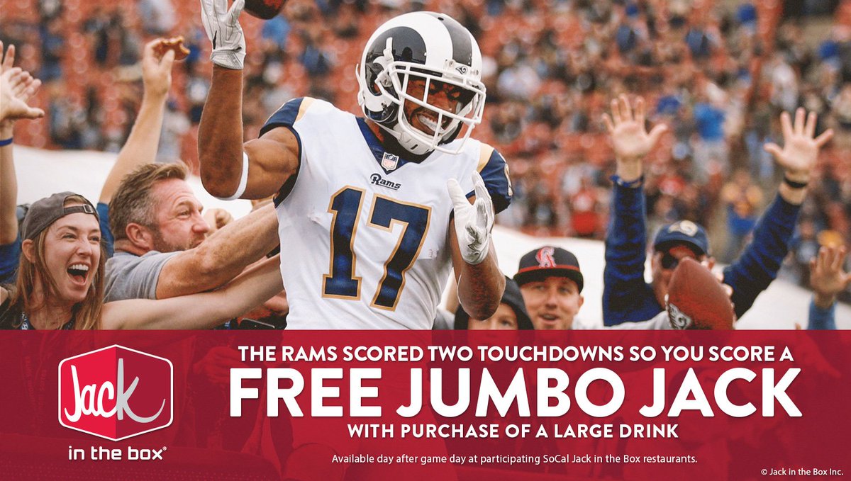 RamsNFL's tweet photo. Sorry we're late we scored 14 points in 19 seconds.

🍔🍔🍔🍔🍔🍔🍔🍔🍔 https://t.co/ITFD186wtI