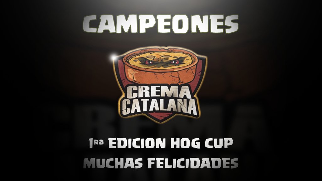 FELICIDADES A <a href="/CremaCatalanaCR/">CremaCatalana</a> por  la primera edicion de la Hog Cup y <a href="/by_madx/">*Mad DZN*</a> por los diseños y a <a href="/CrGamersNetwork/">CrGamers Network</a> por patrocinar la copa