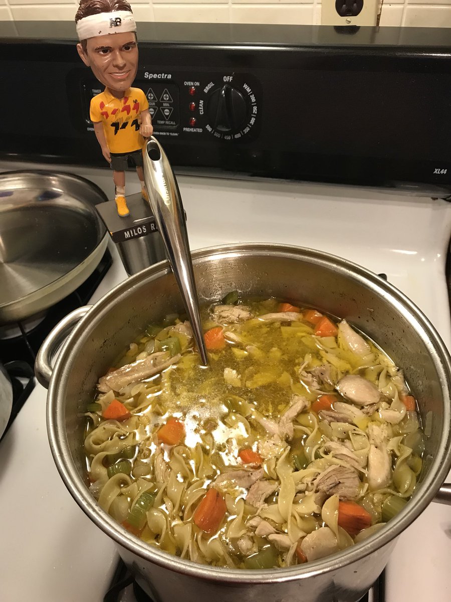 BobbleheadMilos's tweet photo. Staying warm on #NationalChickenSoupDay @milosraonic #TeamMilos https://t.co/ORy4JDaNXl
