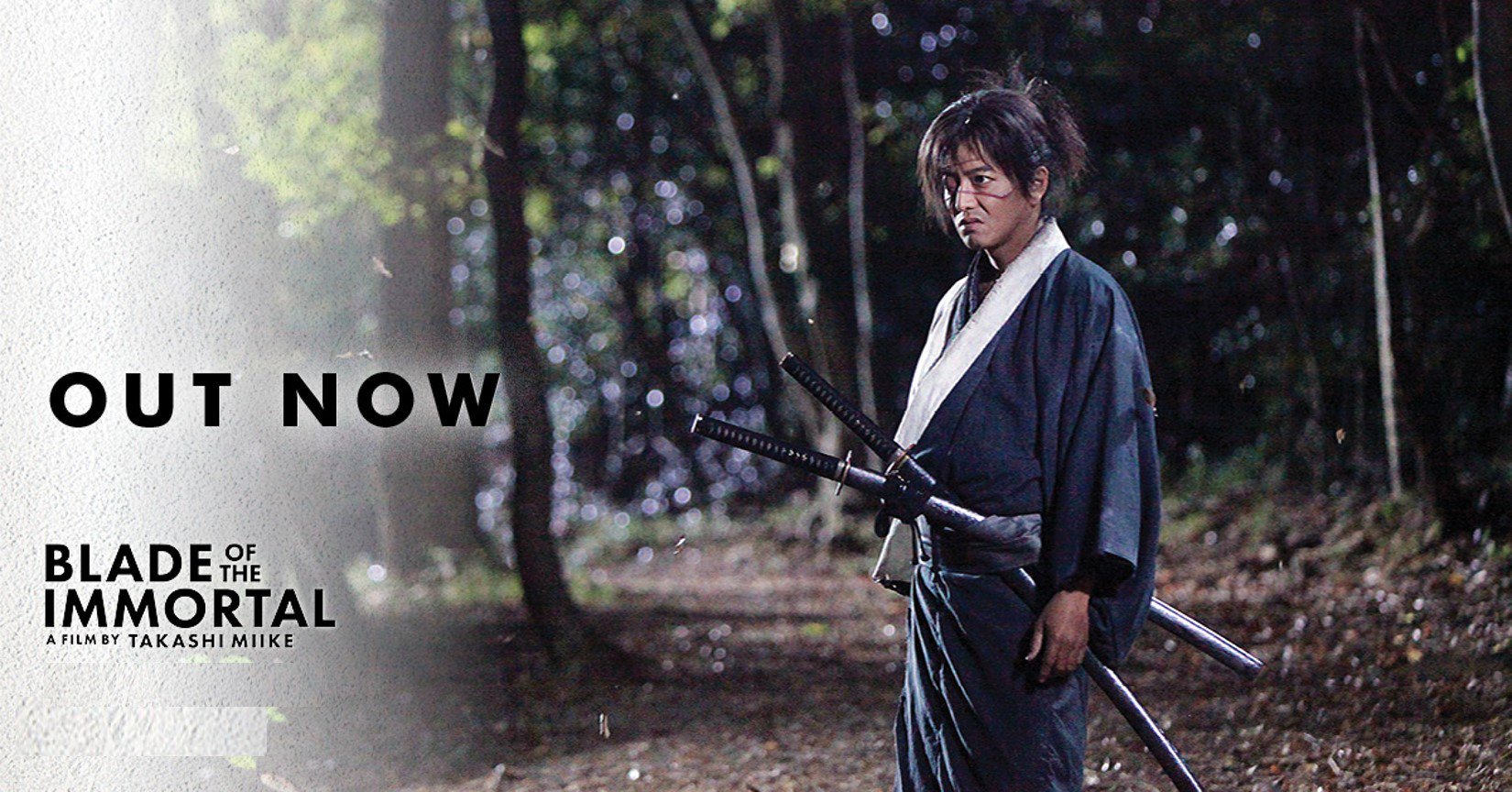 Happy Birthday to BLADE OF THE IMMORTAL star, Takuya Kimura.  Celebrate by watching his new film in NZ cinemas now. 