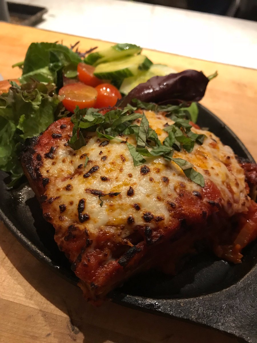 firesidepizza's tweet photo. Eggplant Parmigiana on the menu now! Hungry yet? https://t.co/yUUQCNKkkS