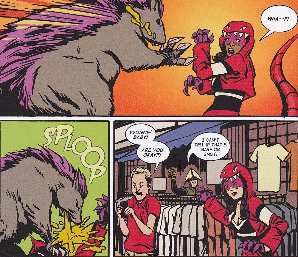 CanuckComics's tweet photo. #DailyPanel: Carter and Mullinick start throwing their weight around. - #PitifulHumanLizard 4 | #Toronto @Rebel_Loo @AllisonMOToole https://t.co/LKA6zqkBU0