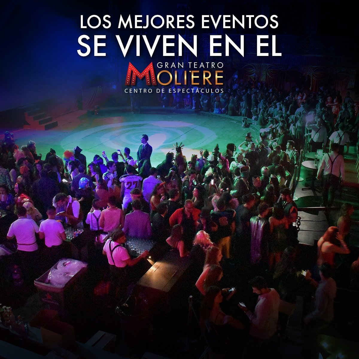 Sólo #EnElMolière se viven los mejores eventos #FelizDomingo