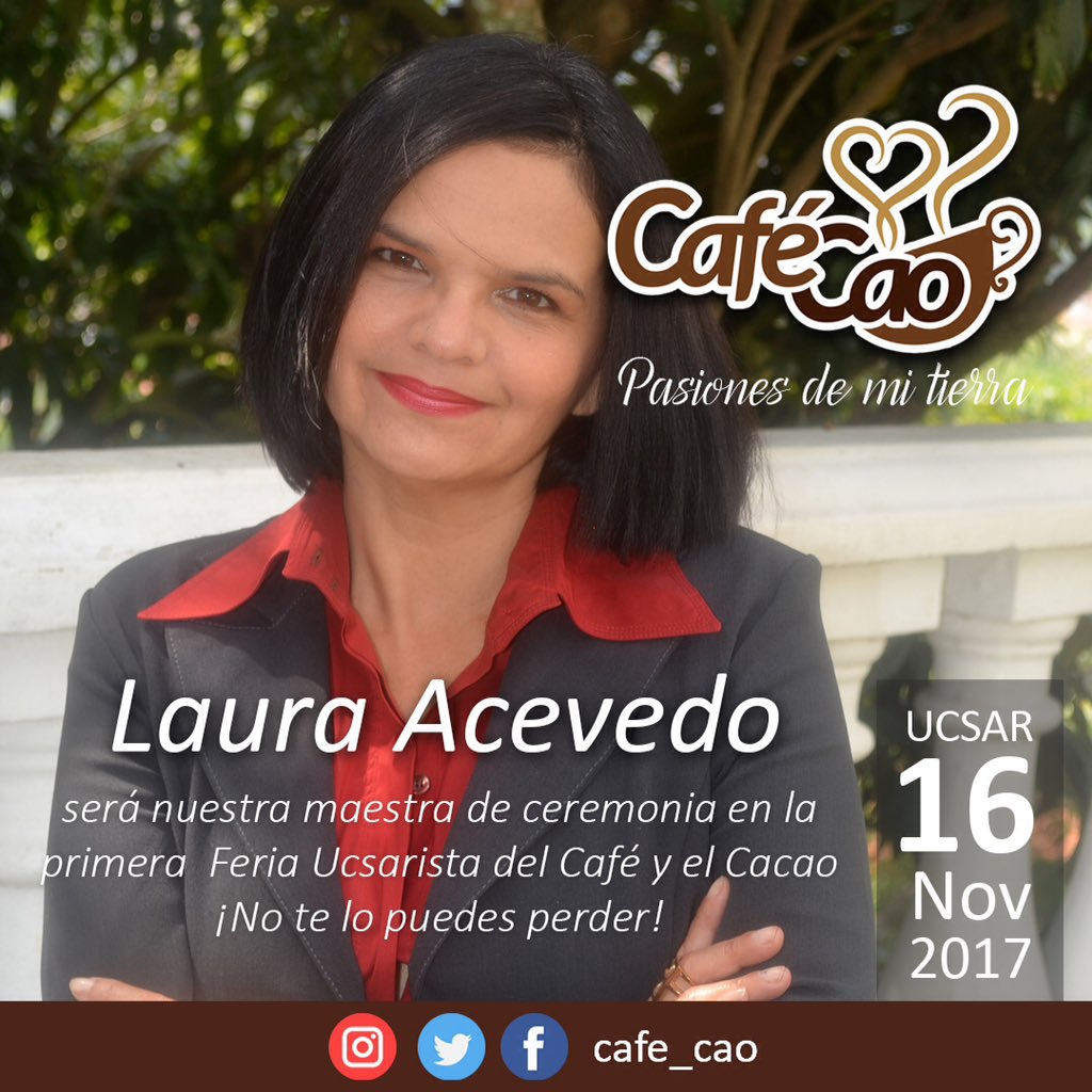 Cafe_Cao's tweet photo. ¡Esto es este jueves! Ya estamos listos y tú? 🙌🏻 #CaféCao #Expoferia #Ucsarista https://t.co/2hdZ3YU8lp