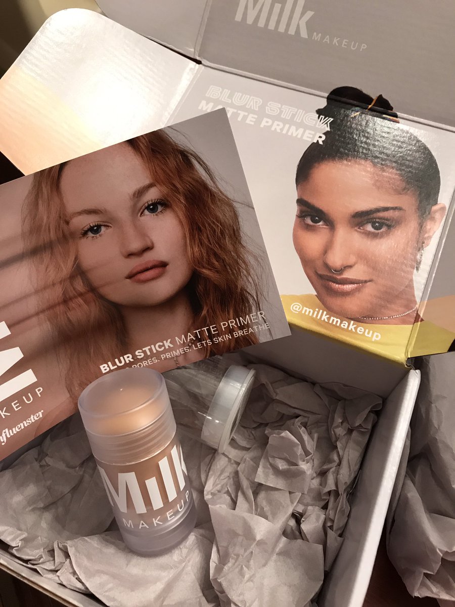 monmick89's tweet photo. I got my complimentary #voxbox from #influenster in return for my testing and review. It's an amazing #blurstick from @milkmakeup #liveyourlook #contest this feels so smooth! I can't wait to test it out in the morning! https://t.co/cH3YMdlm9k
