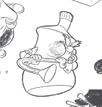 @HonuDan Interesting, never saw that! I do have an image of that horn blowing bottle in the middle: