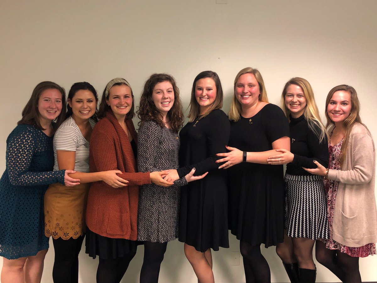 Congratulations to our new Executive Board and Elected Chairs! We are so proud of you and can’t wait to see the wonderful things you’ll do for our chapter! 💖