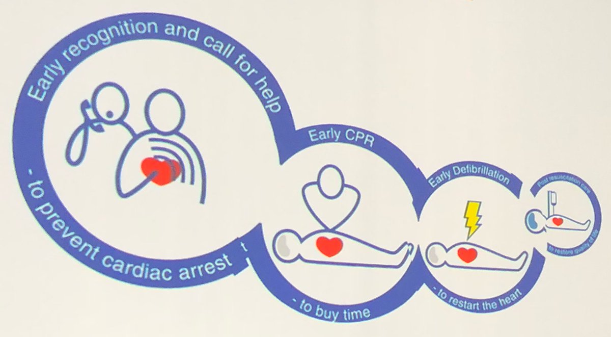 Dr_JBray's tweet photo. Charles Deakin -redesigning the Chain Of Suvival to highlight where we can improve survival   #ReSS17 https://t.co/MJW6N93eX7