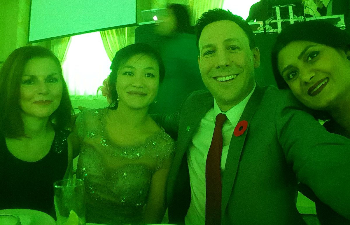 Having a great time @ the #DVHYEG.  Honoured to be celebrating with such great teammates! @ChrisStamper_TD @DVH_TD