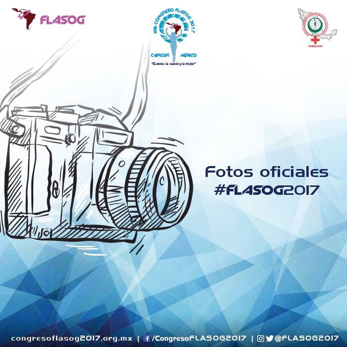 FLASOG's tweet photo. Muy pronto podrás ver y descargar las fotos oficiales de #FLASOG2017 desde nuestras redes sociales y sitio web ¡Espéralas! 📸 https://t.co/HOQz4W47h9