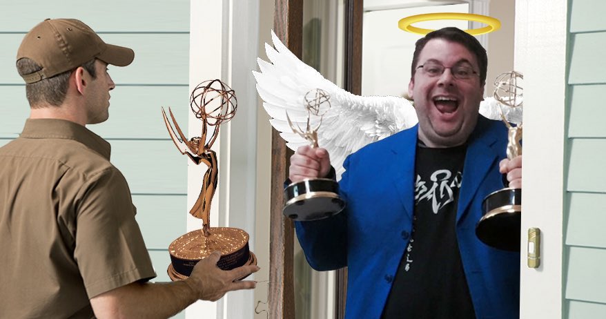 SnacksGeller's tweet photo. Sydney and I are so proud you received your third Emmy! https://t.co/owXYnV5iGd