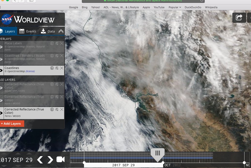 MAGACA2017's tweet photo. Something interesting..lots of chemtrailing over napa and sonoma in the weeks before fires https://t.co/nCVqIB1knt #chemtrails #napafires #GeoEngineering https://t.co/dJD4uexmyj