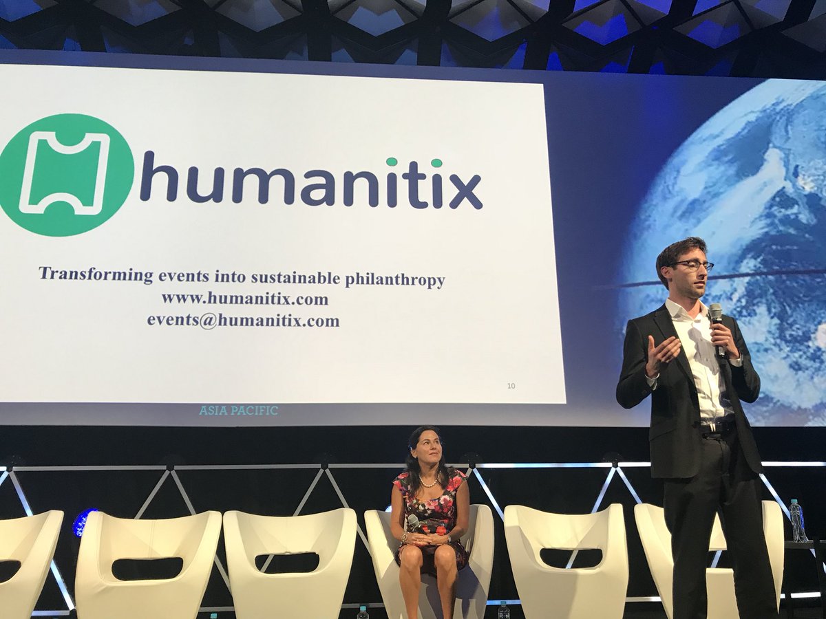 LinaMbirkou's tweet photo. Thank you @Humanitix_Tweet for transforming events into sustainable philanthropy! @CInnovation #ciglobal #humanitix https://t.co/qenD85Rsyy