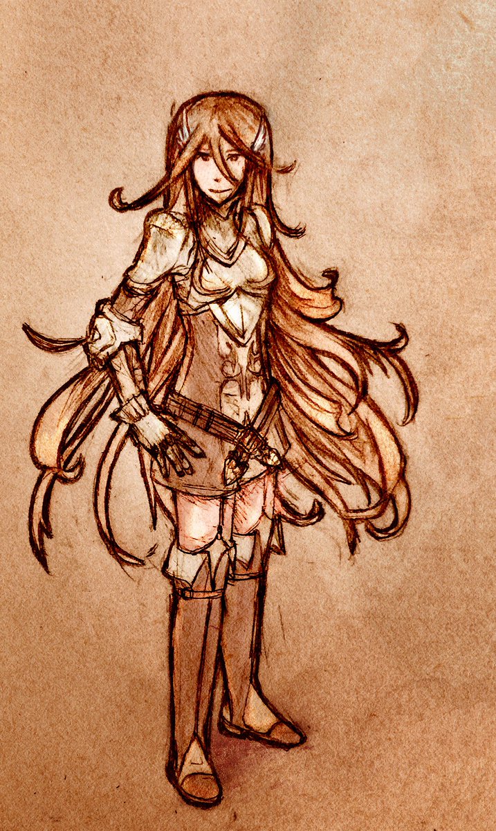 Adding favourite flier Cordelia to the doodly party. #FEHeroes