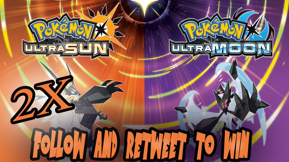 OfftheSET_'s tweet image. GIVING AWAY A COPY OF BOTH POKEMON ULTRA SUN AND ULTRA MOON!!!
JUST GOTTA RETWEET AND FOLLOW FOR A CHANCE TO WIN
I REALLY JUST WANNA GIVE BACK TO THIS AMAZING COMMUNITY 
WINNER CHOSEN FRIDAY 
GOOD LUCK EVERYONE