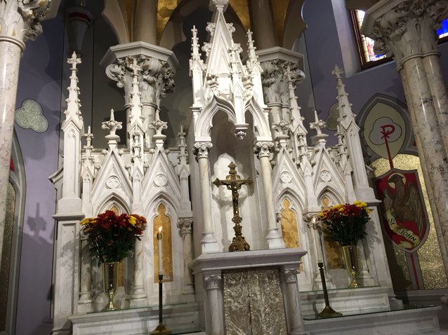 kwqcnews's tweet photo. A landmark in Tampico! Steeped in Irish heritage! Saint Mary Catholic Church!  It’s a gem! #Funat4! Monday https://t.co/r0SZBz9Ovh
