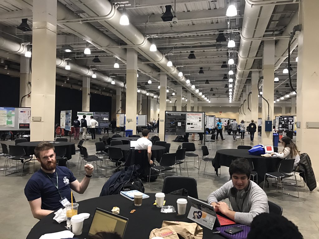 IgemNotts's tweet photo. Waiting for free fooddd at the brilliant poster conference! #iGEM17 https://t.co/g6jSjaXbG3
