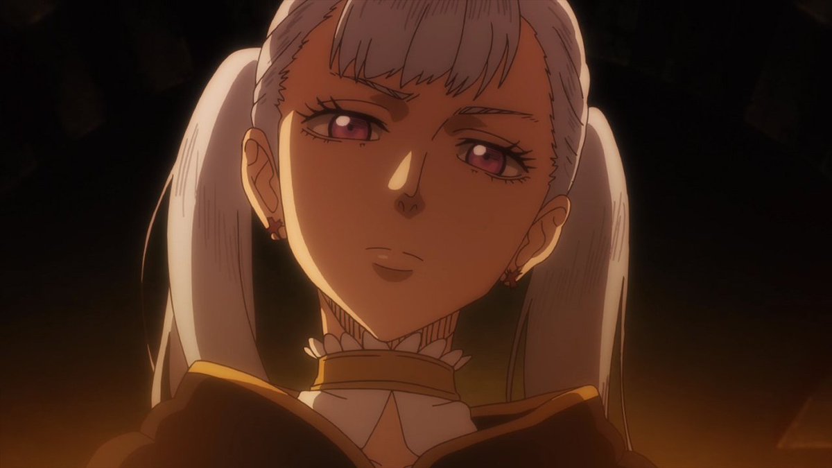 ブラッククローバー テレビアニメ公式 今週は遂にノエルが登場 王族で高飛車で口が悪い けど可愛いすぎるノエル シルヴァに大注目です ノエルの葛藤 泣けます涙 T Co N77a259wcd と言うことで先行カットはもちろんノエルで ブラック