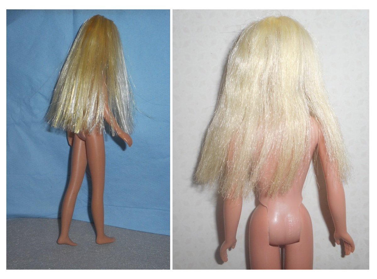 Small_Favors's tweet photo. Test of keeping original vtg. Skipper hair and retip over it was a success.
#lemonbloneskipper #skipperdoll #skipperreroot #skipperretip #ooak #bloneskipper #dollrestoration #b4after #tlcskipper #dollyrestore https://t.co/qBBTpDz9Sa
