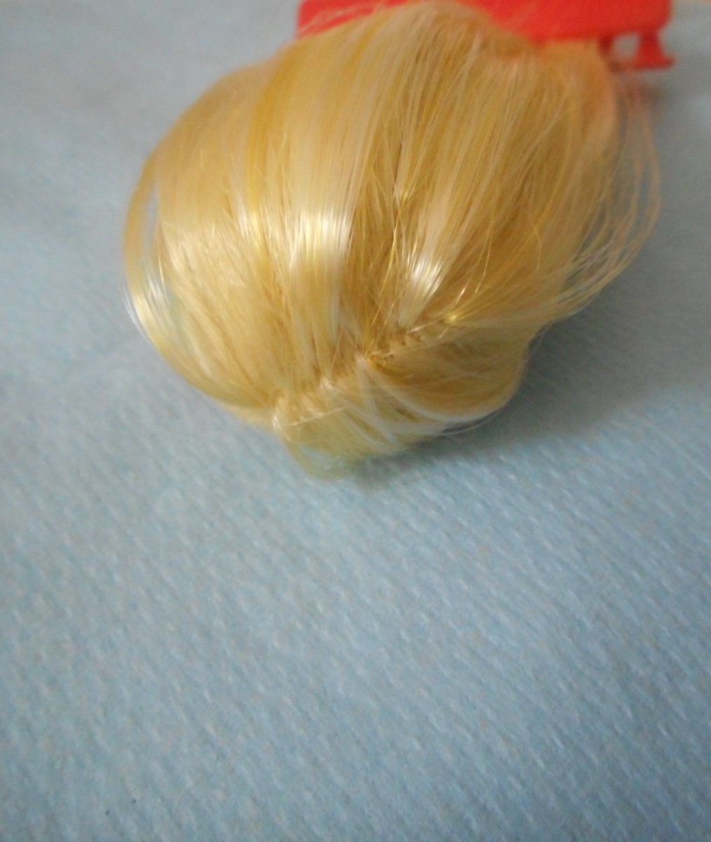 Small_Favors's tweet photo. Thatch job on skipper retip job. Retipped over original lemon blonde hair.
#tlcskipper #skipperdoll #dollrestoration #beforeandafter #b4after #ooakskipper https://t.co/TKj0IJuGW8