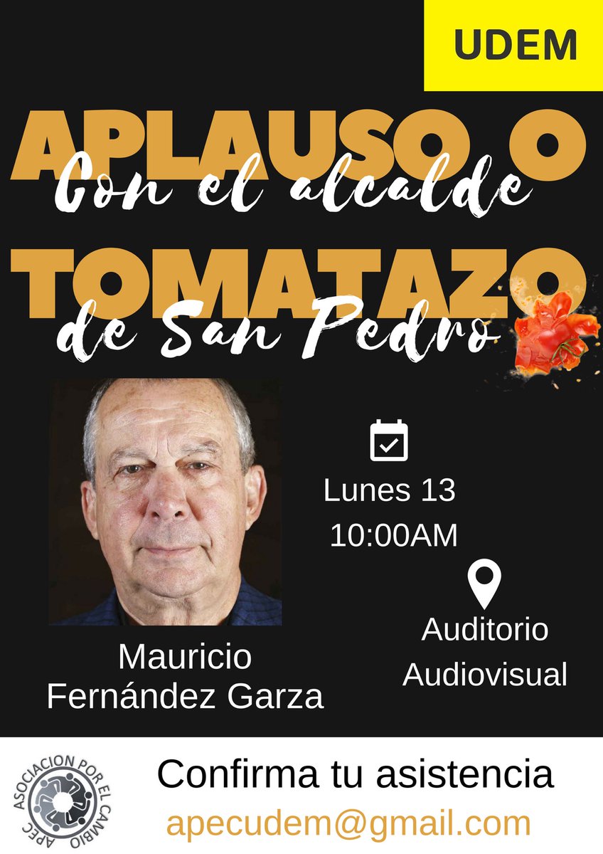aluciaflores's tweet photo. ¡¡MAÑANA!!
Es una oportunidad de diálogo para preguntarle al alcalde de San Pedro sobre acciones tomadas en su administración; en la cual el te explica la razón y tu decides estas de acuerdo con ella o no con un aplauso👏🏻 o un tomatazo🍅 https://t.co/TgJNA2p8LN