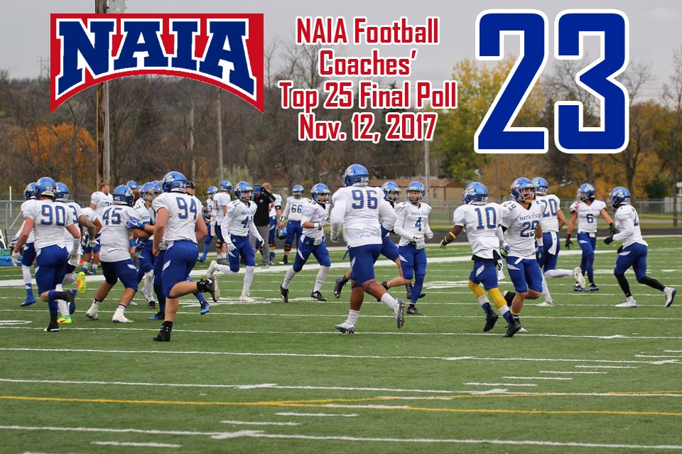 DSU_Athletics's tweet photo. CFB:  Trojans rank No. 23 in final NAIA Football Coaches' Top 25 national poll - https://t.co/Qly0Zafo5W - @DSUFootball #WeAreDSU #GoTrojans #TrojanPride #TrojanNation https://t.co/dtne0VsS8m