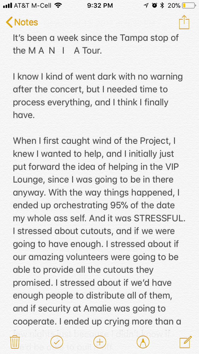 maniaprojectFL's tweet image. See you on the next tour.