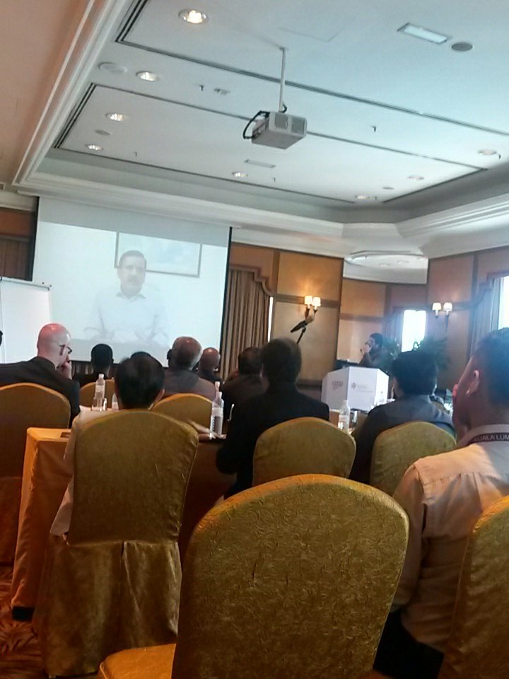 Attending a seminar on campus cooperatives by ICA in Malaysia