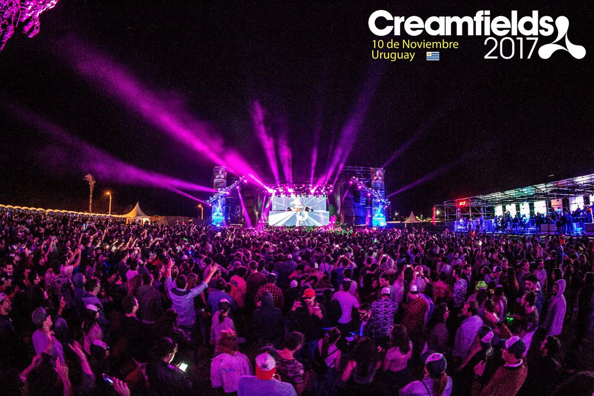 Creamfields_Uy's tweet photo. ¡Gracias a todos los que nos acompañaron en la primera edición de Creamfields Uruguay! ¡Nos vemos el año que viene! 💃🕺 #CreamfieldsUy https://t.co/27aLCasfSy