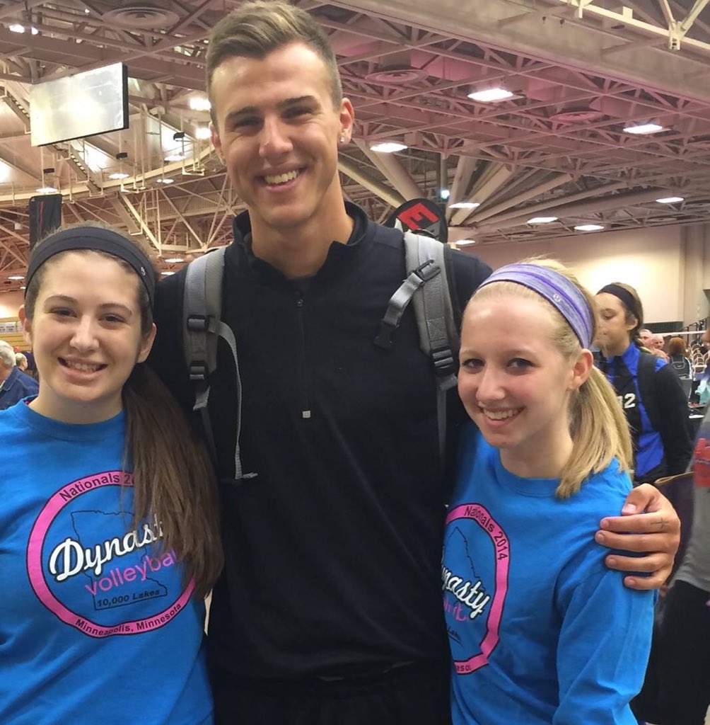 EmilyWaldberg's tweet photo. @dynastyvbc I saw him play my 16's year at Colorado crossroads and we've been friends ever since!!! He would always support dynasty even back in the day! https://t.co/MpzCSu6r7R