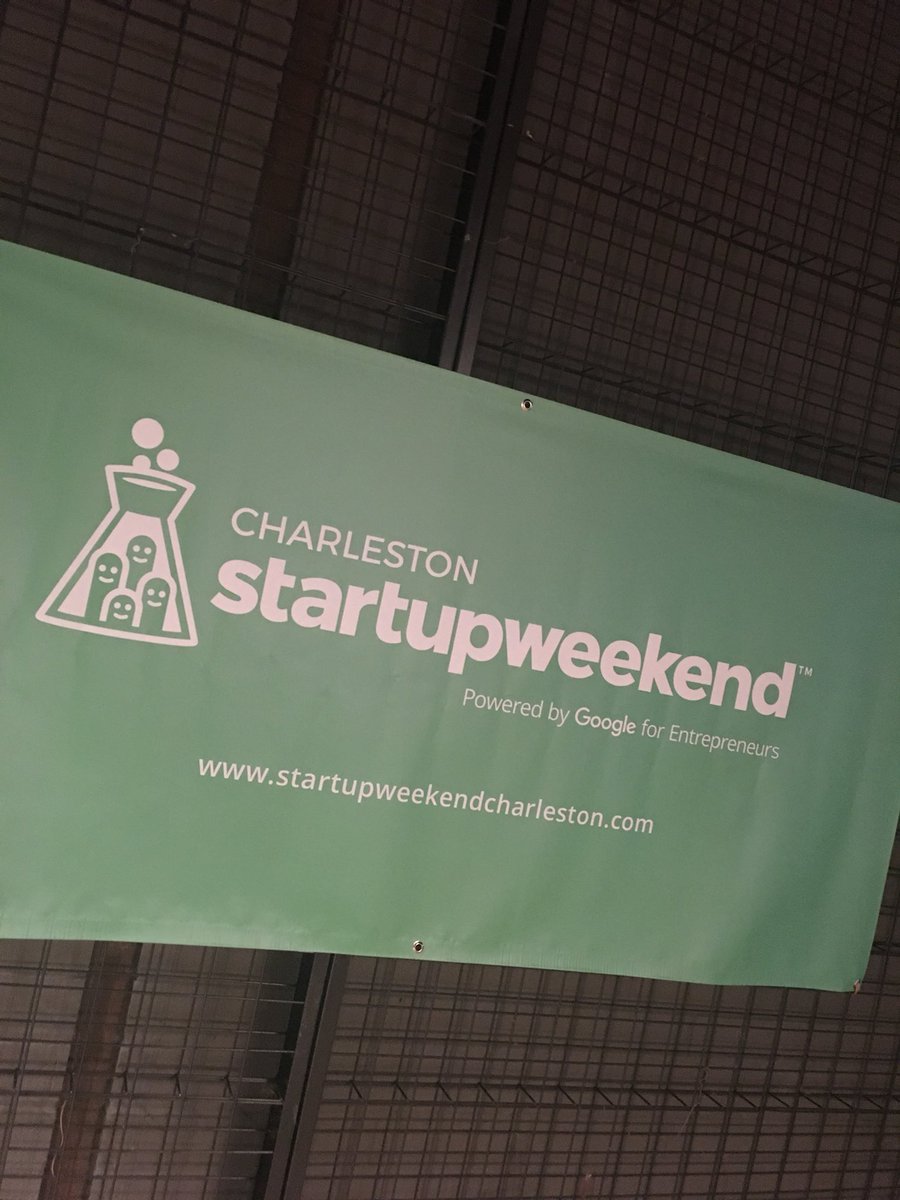 Enjoyed judging at the finals of Charleston Startup Weekend!  Congrats to TagShop!  Thanks @harborec @swcharleston