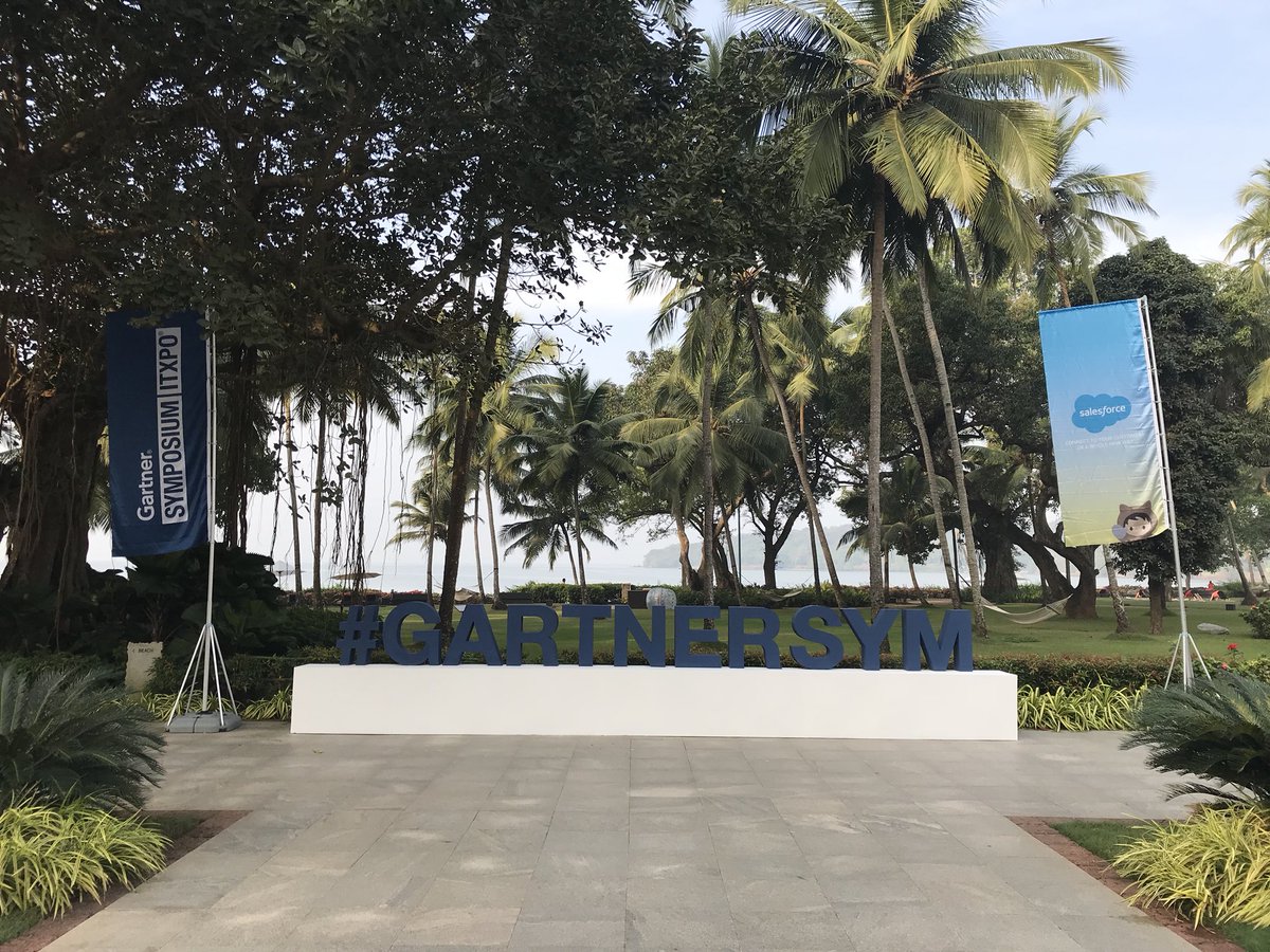Looking forward to #gartnersym in Goa, India this week.