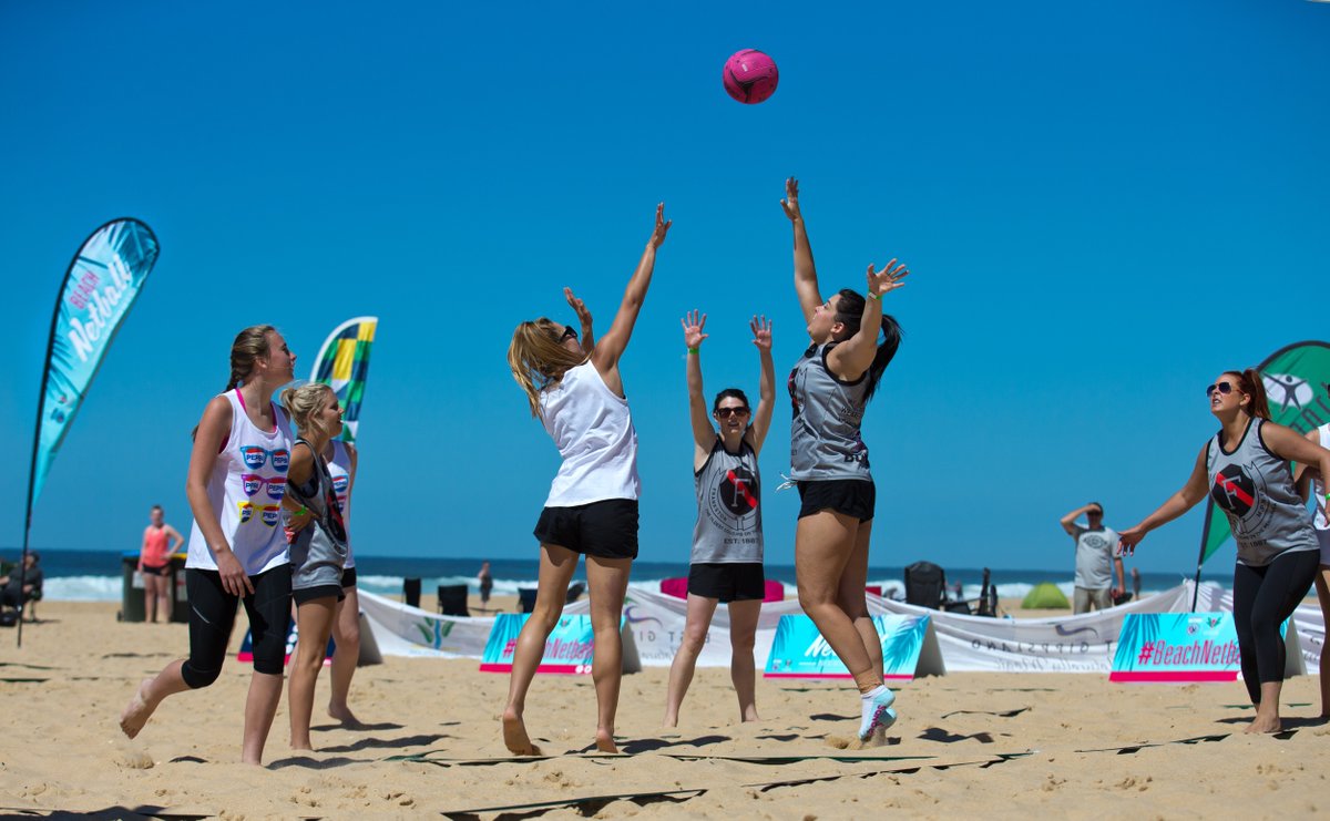 netballvic's tweet photo. Netballers of Lakes Entrance - get ready for #BeachNetball, 20 – 21 January! Details https://t.co/gunpBCFpg6 #PlayBetweenTheFlags #VicHealth https://t.co/wyIxrWB3Le