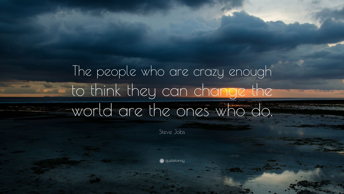 jetrubyagency's tweet photo. People who are crazy enough to think that they can change the world are the ones who do.
#MondayMotivation #jetruby https://t.co/JkAk6MtqHN
