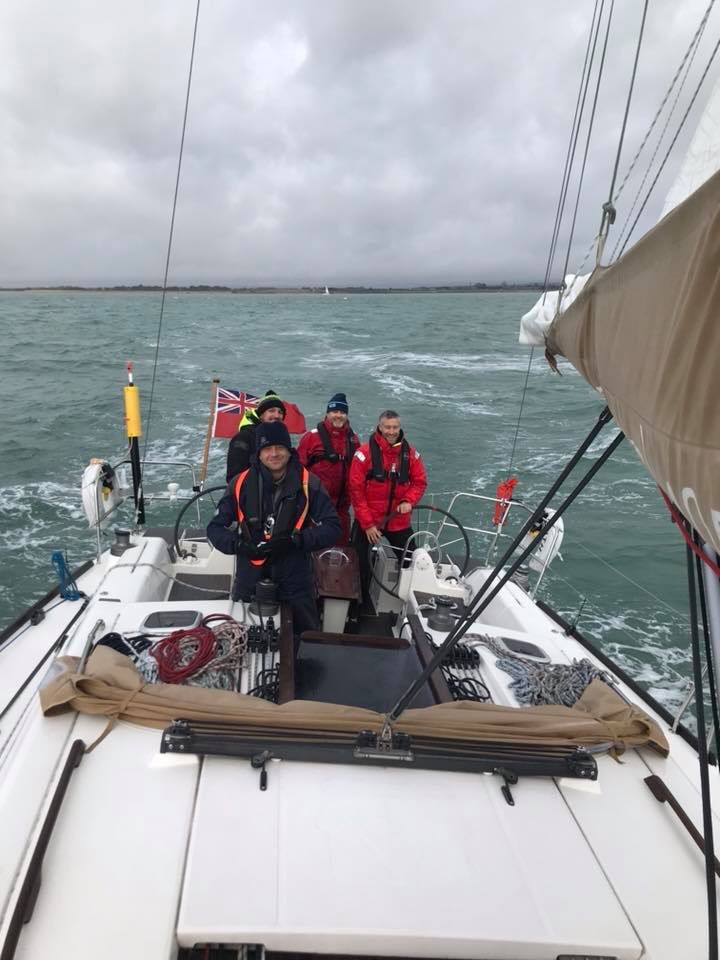 Crew onboard Opihr this weekend for Coastal Skipper #ryatrainingcentre #ryatraining #coastalskipper #bacchusyachting #Sailing