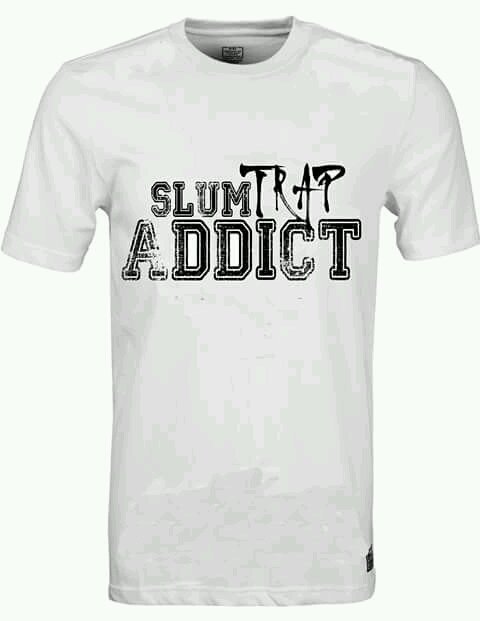 SlumTrapAddict's tweet photo. Slum Trap Addict White Classic short sleeve T-shirts.Re-tweet if you would rock one https://t.co/84wflNkqtq